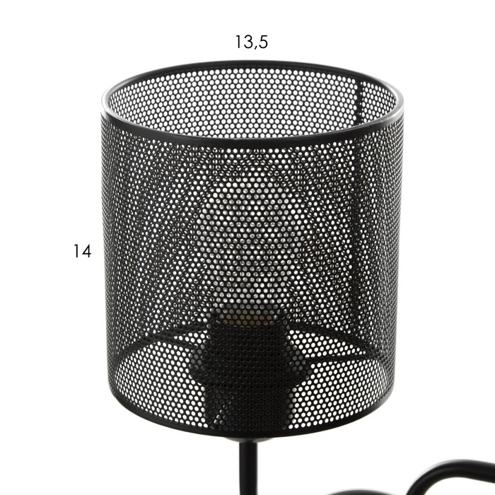 Светильник Светильник "Ричард" 8хЕ27 60Вт черный 75х75х35-75см BayerLux