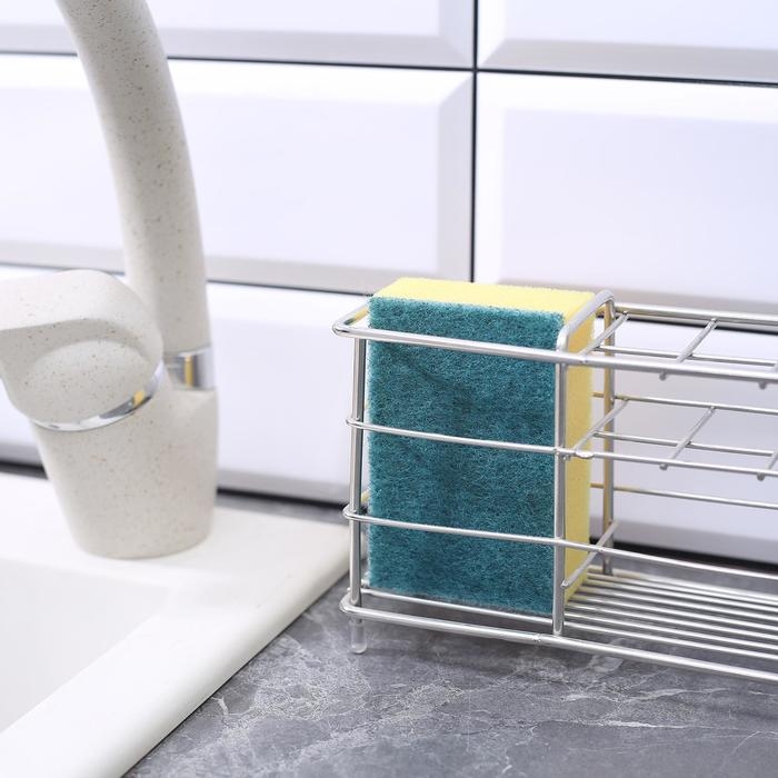 Набор губок для посуды с чистящим слоем Доляна «Макси», 9×6×3,5 см, 10 шт Набор губок для посуды с чистящим слоем Доляна «Макси», 9×6×3,5 см, 10 шт