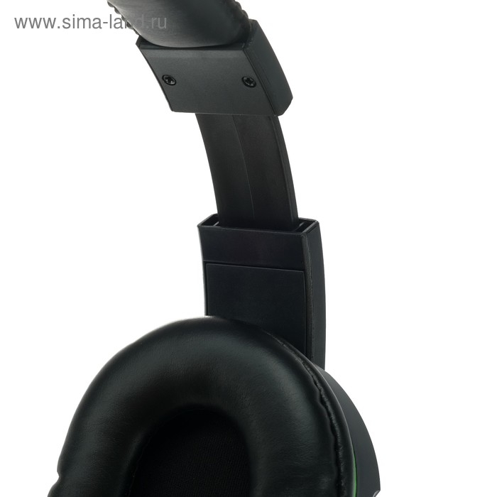 Наушники Ritmix RH-555M Gaming, игровые, полноразмерные, микрофон, 3.5мм, 1.8м, черно/зелен Наушники Ritmix RH-555M Gaming, игровые, полноразмерные, микрофон, 3.5мм, 1.8м, черно/зелен