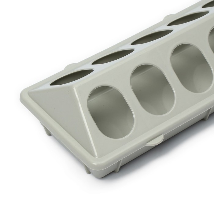 Кормушка-поилка для перепелов, 20 ячеек, лотковая, пластик, цвет МИКС Кормушка-поилка для перепелов, 20 ячеек, лотковая, пластик, цвет МИКС