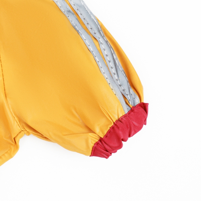 Комбинезон для собак, демисезонный, размер L (ДС 28-30, Ог 43-45, ОШ 31-33 см), жёлтый Комбинезон для собак, демисезонный, размер L (ДС 28-30, Ог 43-45, ОШ 31-33 см), жёлтый