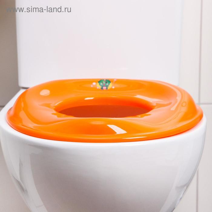 Сиденье на унитаз, цвет оранжевый Сиденье на унитаз, цвет оранжевый