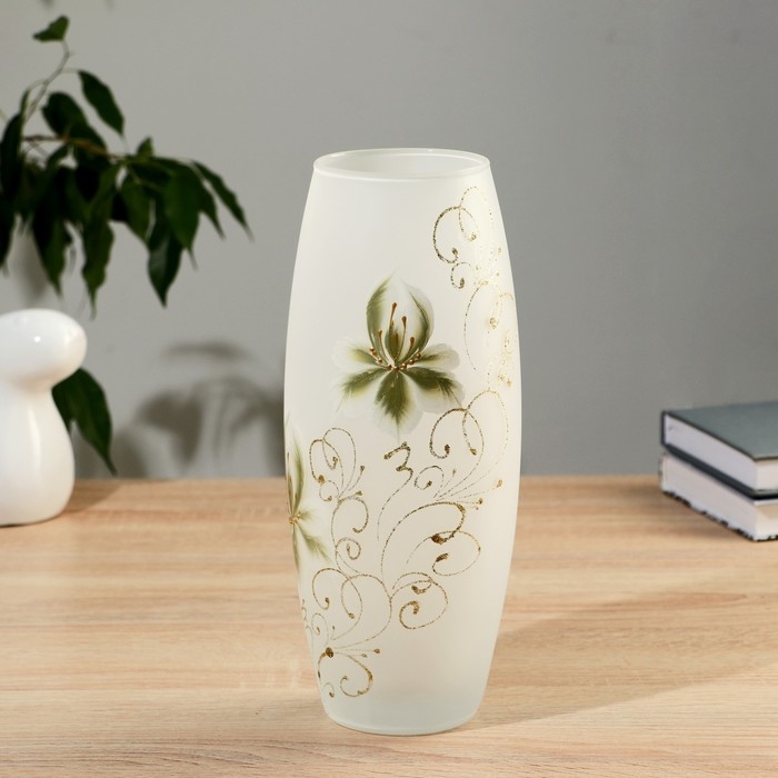 Ваза FLORA 'Золотой вьюн' d-7.5см, 11х26см Ваза FLORA 'Золотой вьюн' d-7.5см, 11х26см