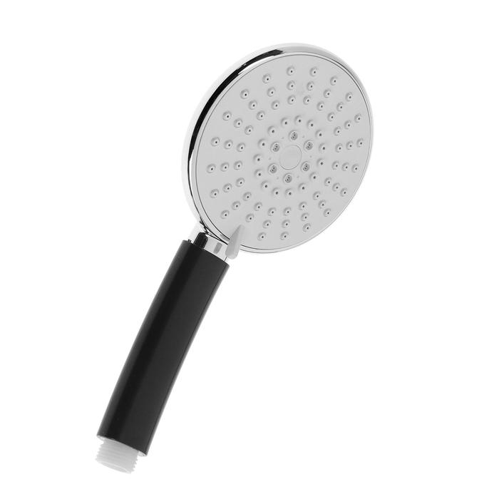 Набор для душа ZEIN Z0405, шланг 150 см, держатель, лейка 5 режимов, черн.ручка, хром Набор для душа ZEIN Z0405, шланг 150 см, держатель, лейка 5 режимов, черн.ручка, хром