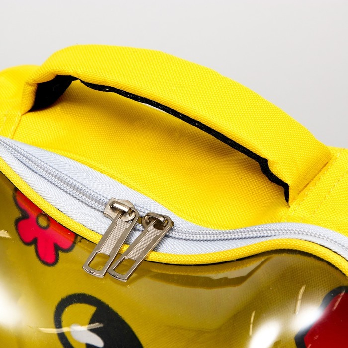 Рюкзак для переноски кошек Рюкзак для переноски кошек"Котик", прозрачный, 34 х 25 х 40 см, жёлтый