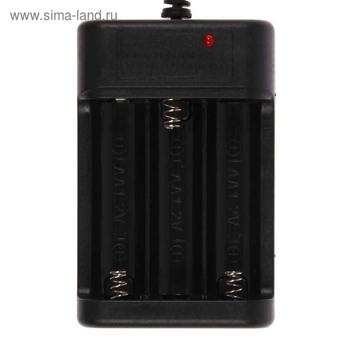 Зарядное устройство для трех аккумуляторов АА UC-25, USB, ток заряда 250 мА, чёрное Зарядное устройство для трех аккумуляторов АА UC-25, USB, ток заряда 250 мА, чёрное