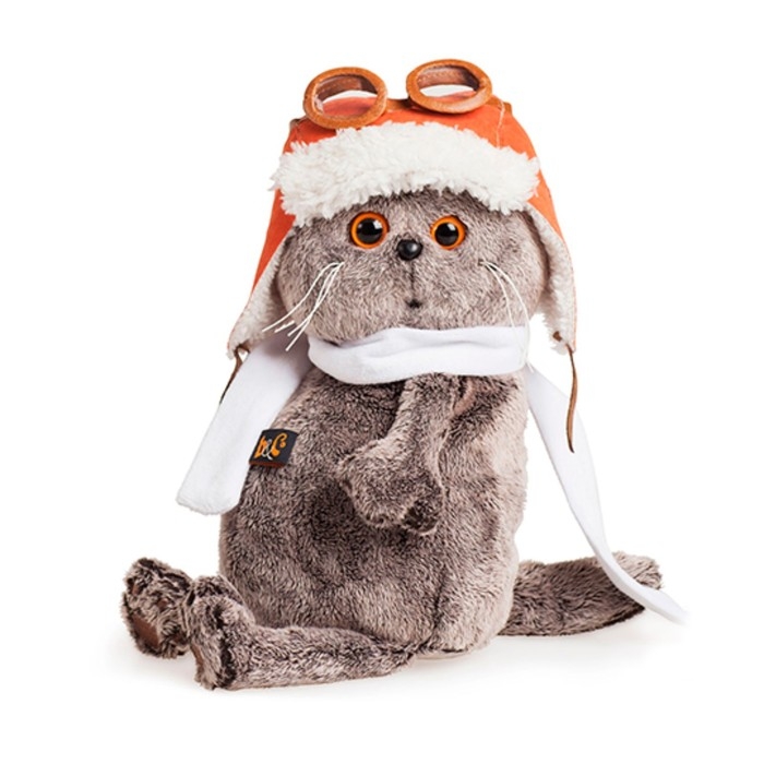 Мягкая игрушка «Басик в шлеме и шарфе», 19 см Мягкая игрушка «Басик в шлеме и шарфе», 19 см