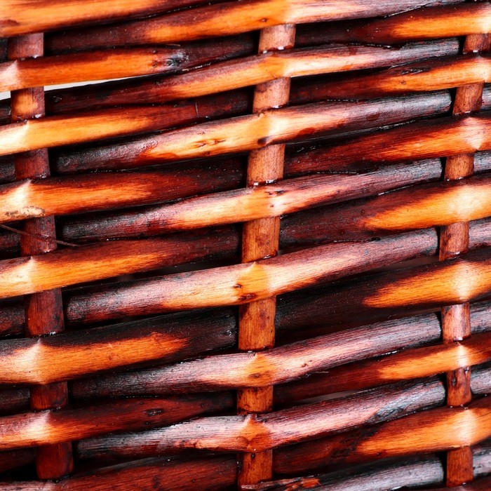 Набор плетеных корзин, 3 шт, 38х30х9/17, 25х20х7/12 см, темный, ива Набор плетеных корзин, 3 шт, 38х30х9/17, 25х20х7/12 см, темный, ива