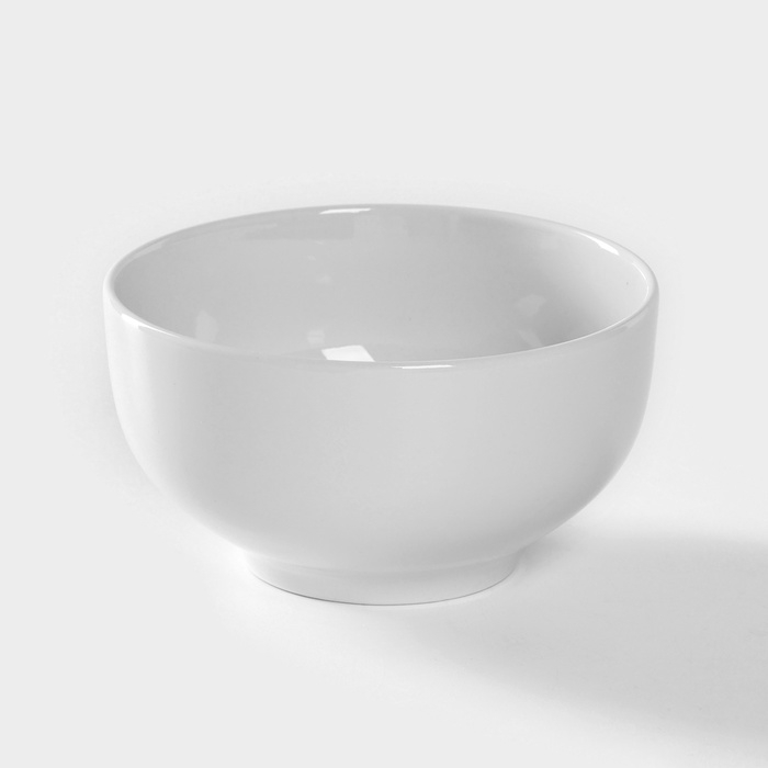 Пиала фарфоровая «Бельё», 650 мл, цвет белый Пиала фарфоровая «Бельё», 650 мл, цвет белый