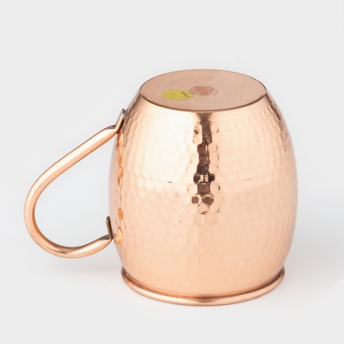 Кружка медная, 500 мл, d=8 см, h=9,5 см, чеканка, 1 сорт Кружка медная, 500 мл, d=8 см, h=9,5 см, чеканка, 1 сорт