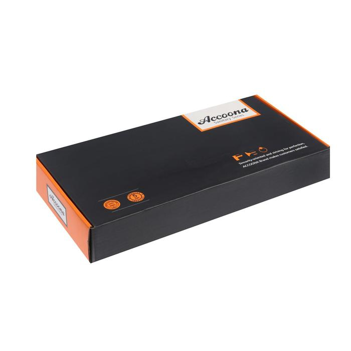 Смеситель для раковины Accoona A9123F, однорычажный, высокий, черный Смеситель для раковины Accoona A9123F, однорычажный, высокий, черный