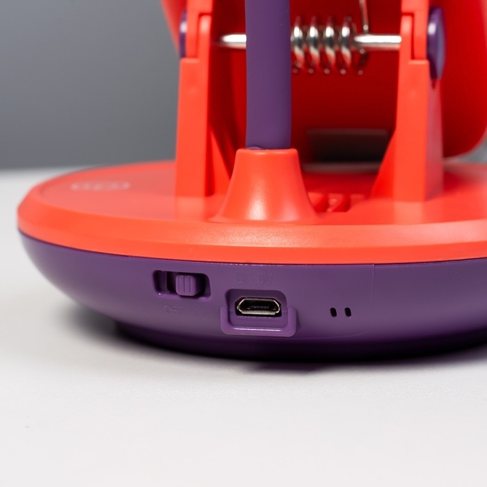 Настольная лампа Эдельс LED 3Вт 3000-6000К USB АКБ оранжевый 12,5х12,5х39,5 см RISALUX