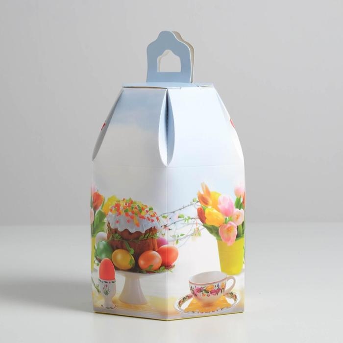 Коробка кондитерская складная, упаковка «Со Светлой Пасхой», 16,5 х 14,5 х 21 см Коробка кондитерская складная, упаковка «Со Светлой Пасхой», 16,5 х 14,5 х 21 см