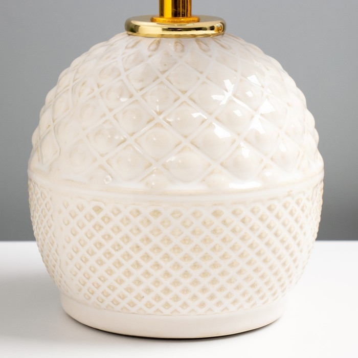 Настольная лампа Настольная лампа "Антеро" E14 40Вт бежевый 15х15х29 см RISALUX