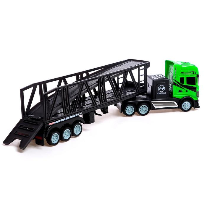 Грузовик радиоуправляемый «Автовоз», с машинками, светофором и дорожными знаками Грузовик радиоуправляемый «Автовоз», с машинками, светофором и дорожными знаками