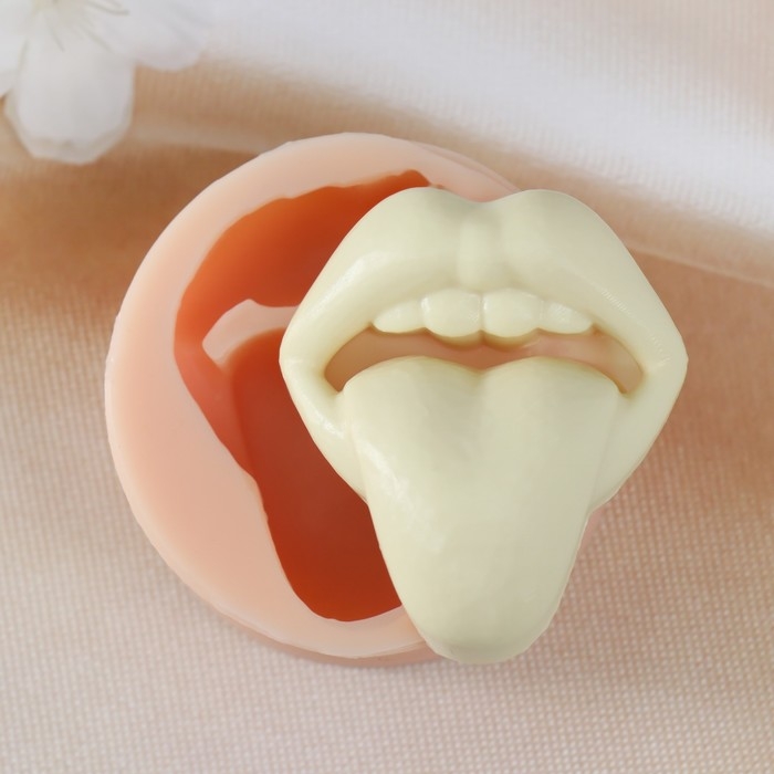 Молд силикон Молд силикон "Рот с языком"5,7х5х2,4 см