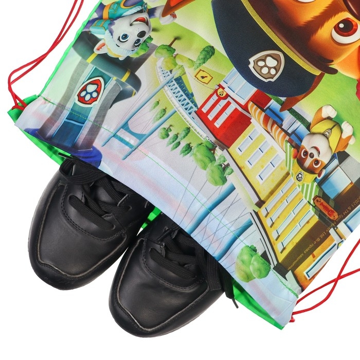 Мешок для обуви 420*330 мм, Щенячий патруль  Мешок для обуви 420*330 мм, Щенячий патруль "Команда"