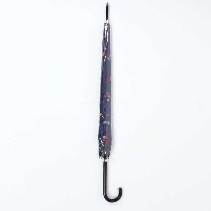 Зонт - трость полуавтоматический «Вишня», эпонж, 8 спиц, R = 51/60 см, D = 120 см, цвет МИКС Зонт - трость полуавтоматический «Вишня», эпонж, 8 спиц, R = 51/60 см, D = 120 см, цвет МИКС