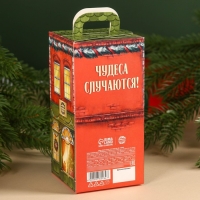 Подарочный набор новогодний «Зимняя сказка»: травяной чай , мёд кремовый с апельсином