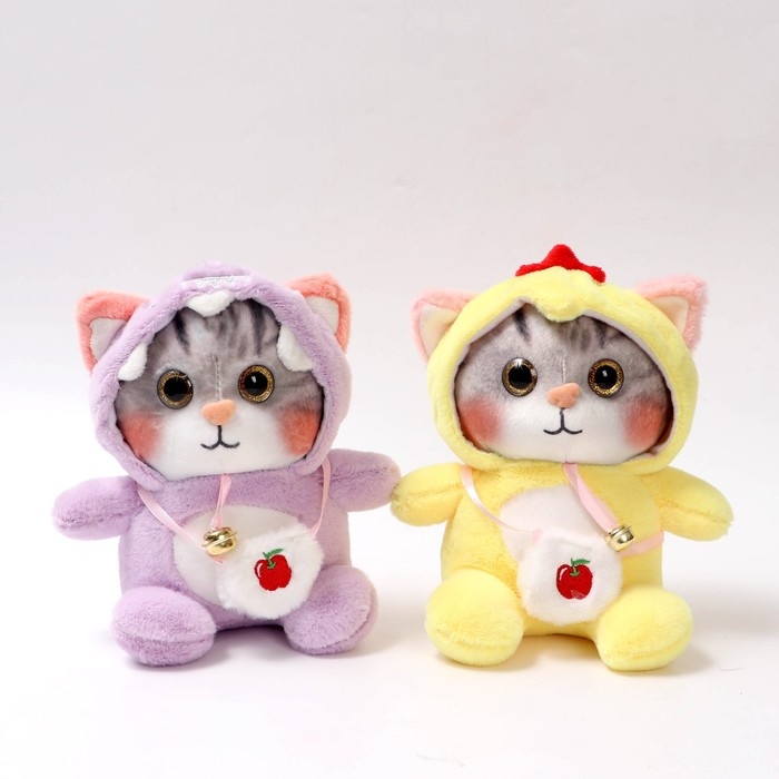 Мягкая игрушка «Котик в костюме», цвета МИКС