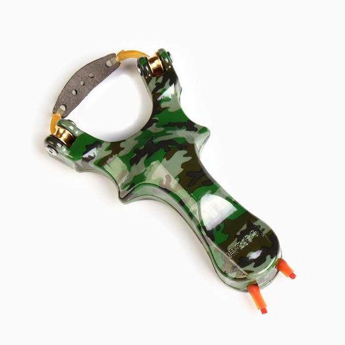 Рогатка спортивная Рогатка спортивная "Камуфляж" со жгутом для стрельбы стрелами, пластик, 15 см