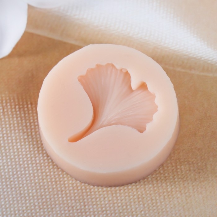 Молд силиконовый Молд силиконовый "Лист гинкго" 2,4х2,7х0,4 см