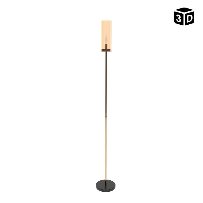 Торшер "Факел" E14 40Вт золото 20х20х145 см