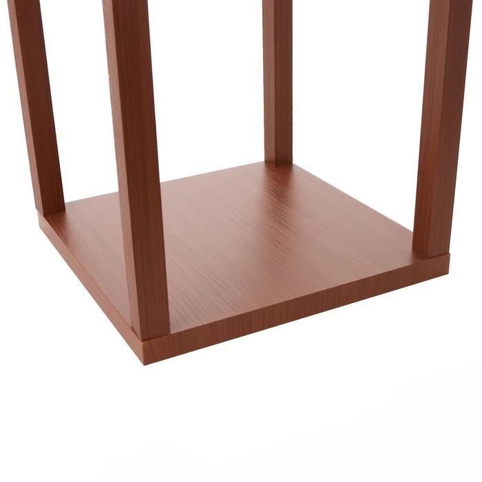 Торшер "Практик" Е27 40Вт 2хUSB коричневый 26х26х159 см