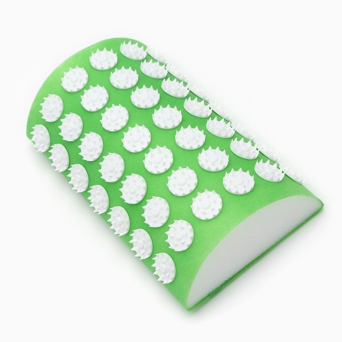 Аппликатор Кузнецова комплект, 144 колючки, спантекс, зелёный, 260 х 560 мм + валик 140*230 1085028 Аппликатор Кузнецова комплект, 144 колючки, спантекс, зелёный, 260 х 560 мм + валик 140*230 1085028