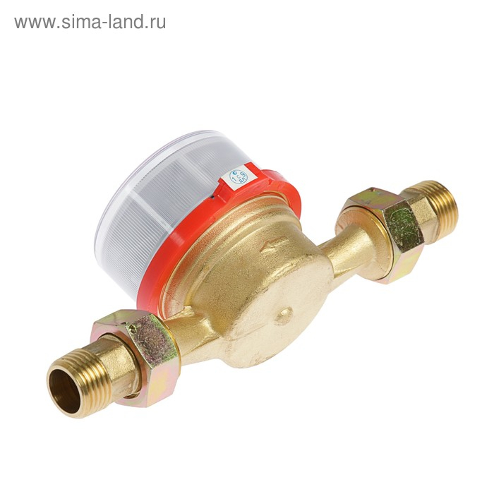 Счетчик воды Gerrida СВК-15Г, универсальный, 1/2 Счетчик воды Gerrida СВК-15Г, универсальный, 1/2", с комплектом присоединения