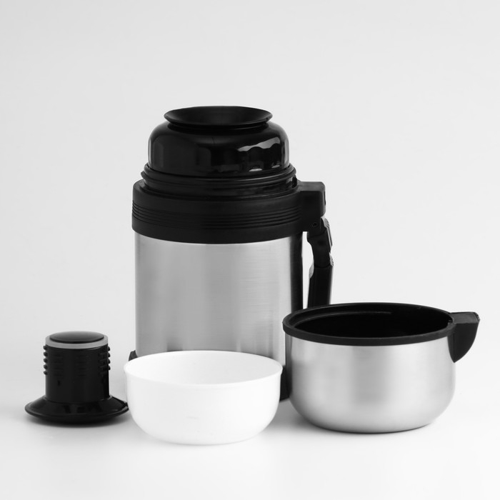 Термос с широким горлом универсальный, 600 мл, на ремне, до 10 ч, 12.5 х 19 см Термос с широким горлом универсальный, 600 мл, на ремне, до 10 ч, 12.5 х 19 см