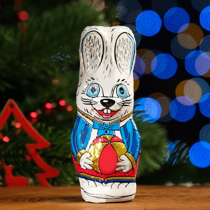 Новый год. Шоколадная фигурка Новый год. Шоколадная фигурка "Заяц", 35 г