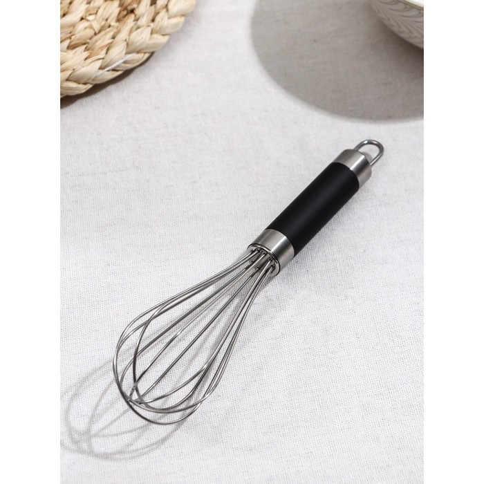 Венчик для взбивания Доляна Venus, 21 см, цвет чёрный Венчик для взбивания Доляна Venus, 21 см, цвет чёрный