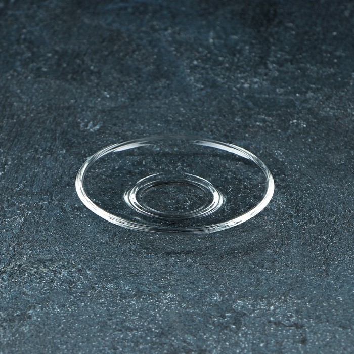 Блюдце стеклянное «Классика», d=8,8 см Блюдце стеклянное «Классика», d=8,8 см