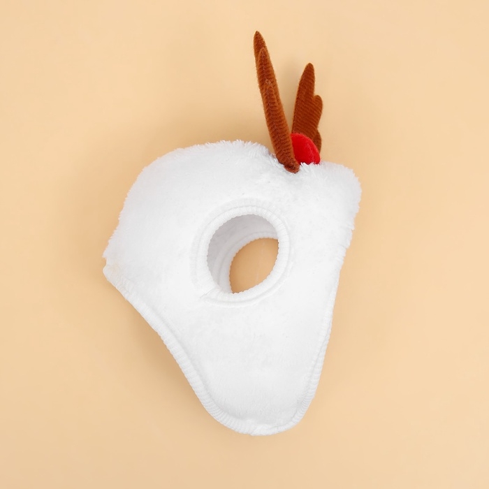 Новый год. Шапка для животных  Новый год. Шапка для животных "Рожки", размер S(ОМ 15 см, длина 15 см)