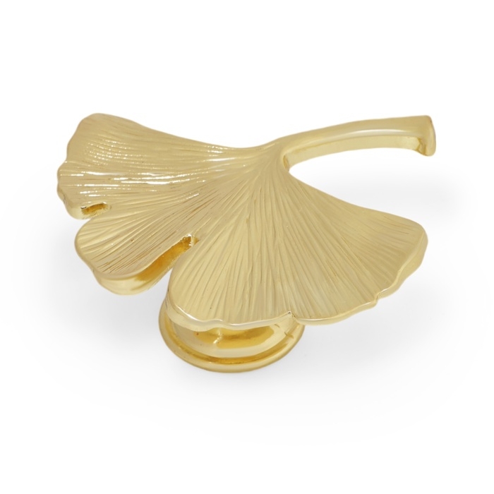 Ручка-кнопка CAPPIO PRO Ручка-кнопка CAPPIO PRO "Листок" 54 x 50 мм, цвет золото