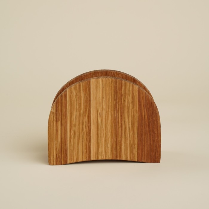 Салфетница из дуба Sima-Land Home, 12×9 см Салфетница из дуба Sima-Land Home, 12×9 см