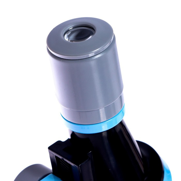 Микроскоп детский «Юный ботаник» кратность х100, х400, х1200, голубой, подсветка Микроскоп детский «Юный ботаник» кратность х100, х400, х1200, голубой, подсветка