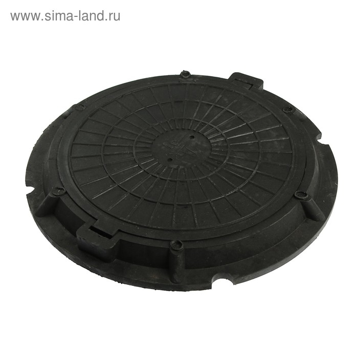 Люк полимерный, легкий, 30 кН, нагрузка до 3 т, черный Люк полимерный, легкий, 30 кН, нагрузка до 3 т, черный