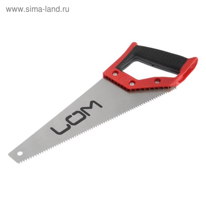 Ножовка по дереву ЛОМ, обрезиненная рукоятка, 7-8 TPI, 300 мм Ножовка по дереву ЛОМ, обрезиненная рукоятка, 7-8 TPI, 300 мм