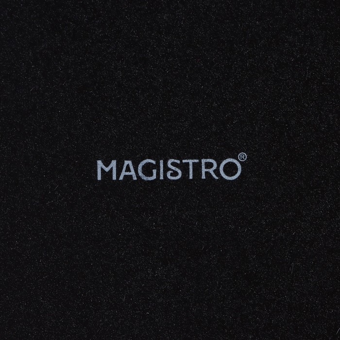 Набор тарелок фарфоровых Magistro Carbon, 21×18,5см, цвет чёрный Набор тарелок фарфоровых Magistro Carbon, 21×18,5см, цвет чёрный