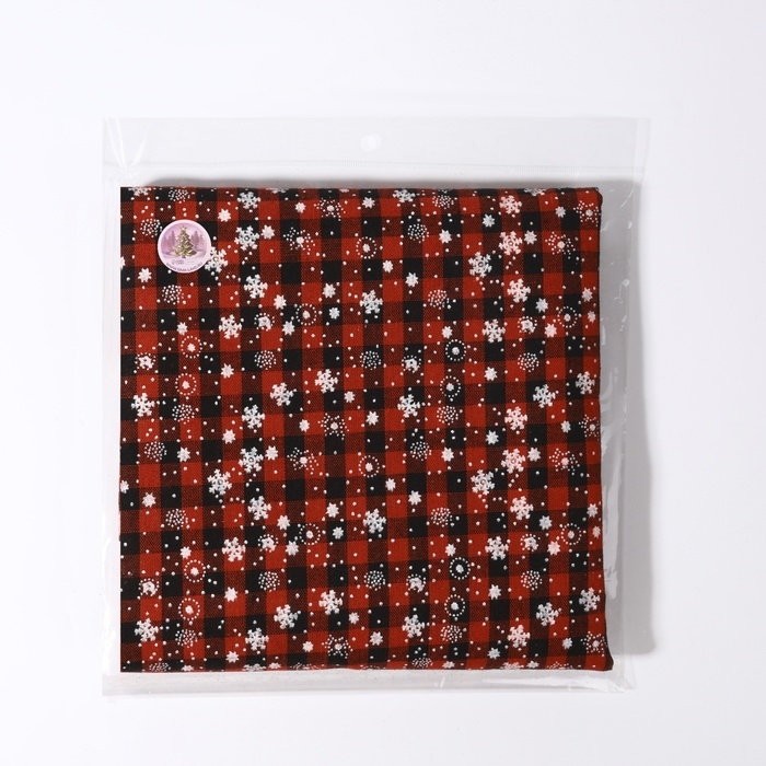 Новый год! Набор лоскутов «Новогодний», 3 шт, 48 × 48 см, цвет золотой