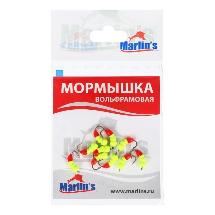 Мормышка вольфрам Marlin's Мураш №2, 3.5 мм, 0.65 г, цвет лимон, 10 шт Мормышка вольфрам Marlin's Мураш №2, 3.5 мм, 0.65 г, цвет лимон, 10 шт