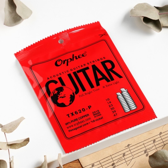 Струны для акустической гитары Orphee TX620P, 010-047 Струны для акустической гитары Orphee TX620P, 010-047
