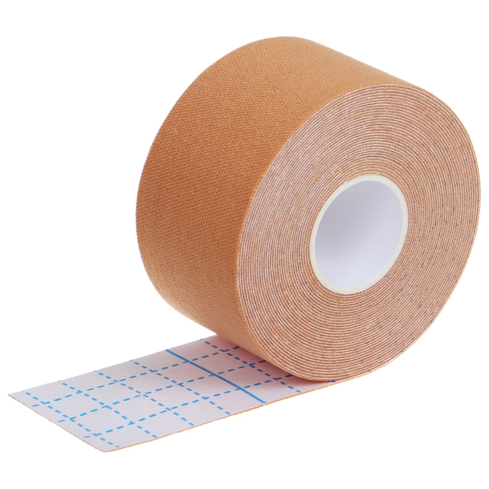 Кинезиотейп ONLYTOP, 3,8 см х 5 м, цвет телесный Кинезиотейп ONLYTOP, 3,8 см х 5 м, цвет телесный