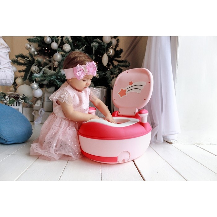 Горшок детский «Звезда», цвет розовый Горшок детский «Звезда», цвет розовый