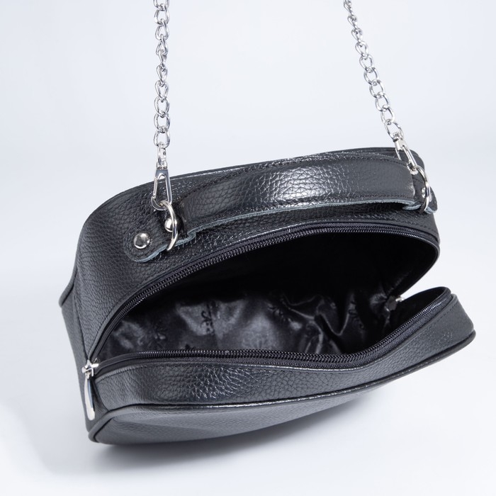 Сумка женская TEXTURA, саквояж, маленький размер, цвет чёрный Сумка женская TEXTURA, саквояж, маленький размер, цвет чёрный