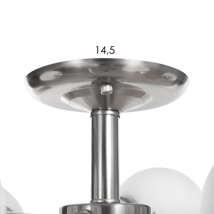 Люстра потолочная Виола 6х40Вт Е27 Хром 64x64x19 см Люстра потолочная Виола 6х40Вт Е27 Хром 64x64x19 см