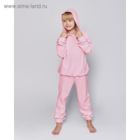 Комплект для девочки (худи, брюки) MINAKU: Casual Collection KIDS цвет св-розовый, рост 104