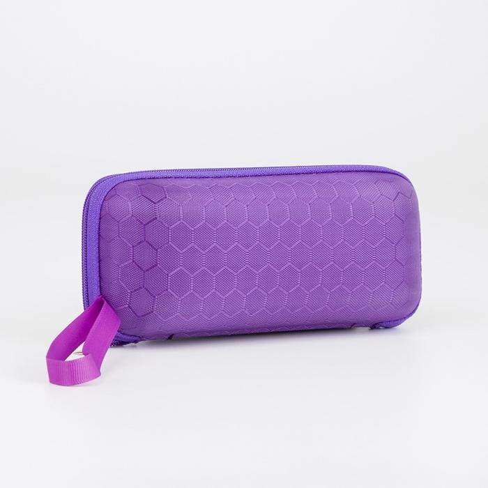 Футляр для очков на молнии, длина 17 см, цвет МИКС Футляр для очков на молнии, длина 17 см, цвет МИКС